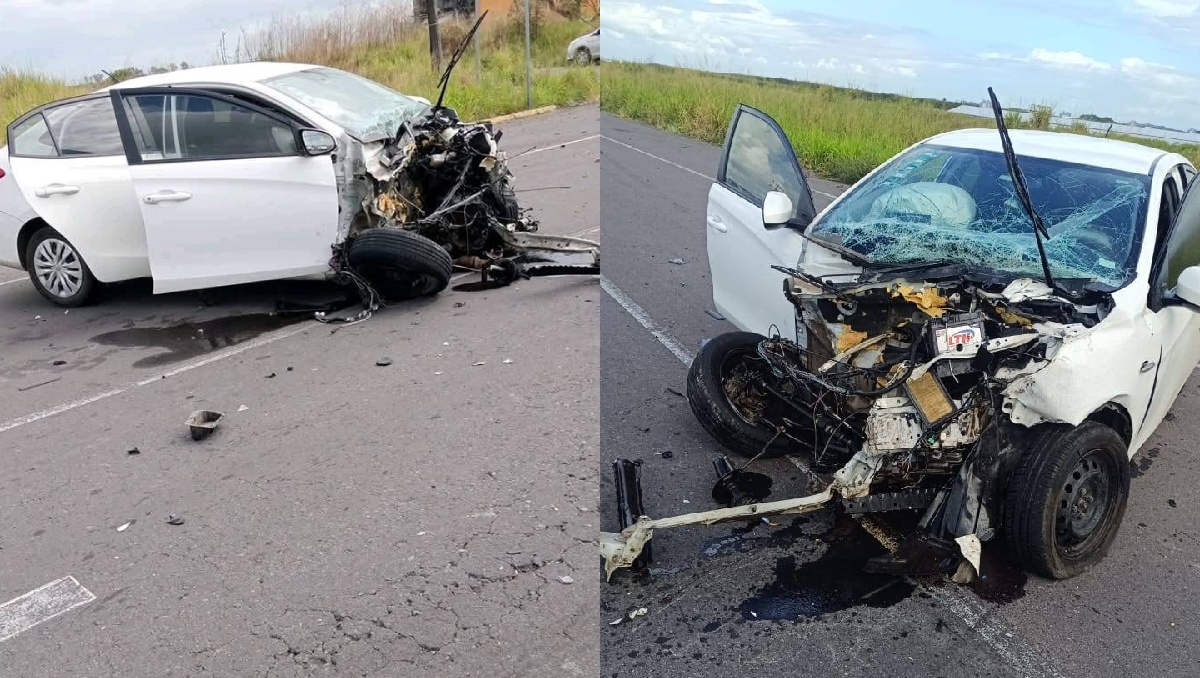 El auto en el que viajaba el edil quedó totalmente dañado. | Especial