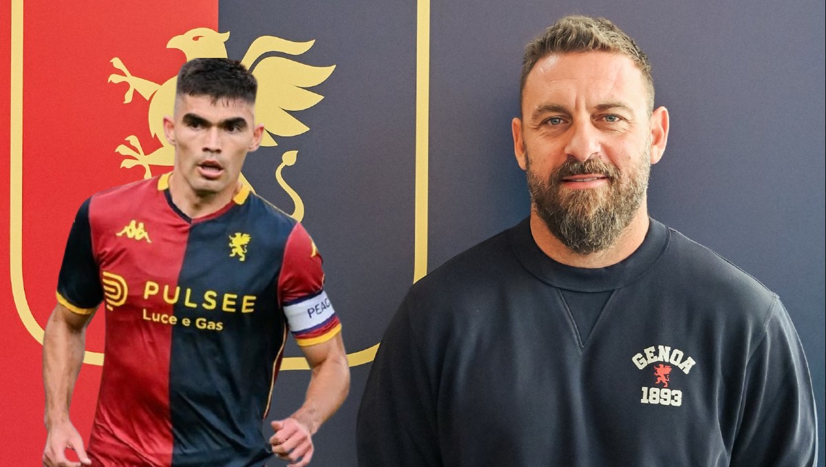 Daniele De Rossi es el nuevo director técnico de Johan Vásquez en el Genoa (Reuters/Instagram @johan_pipe)
