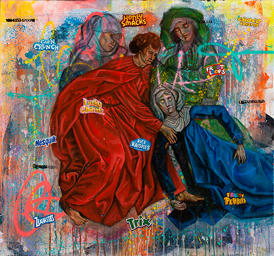 En el trabajo del creador confluyen la pintura y la tecnología. (Especial)