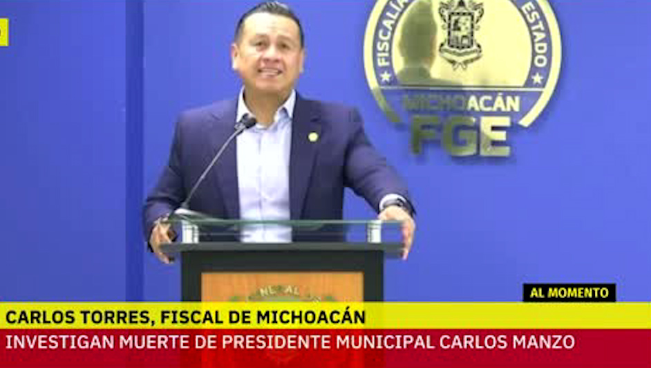 Fiscalía comienza investigación por la muerte de Carlos Manzo