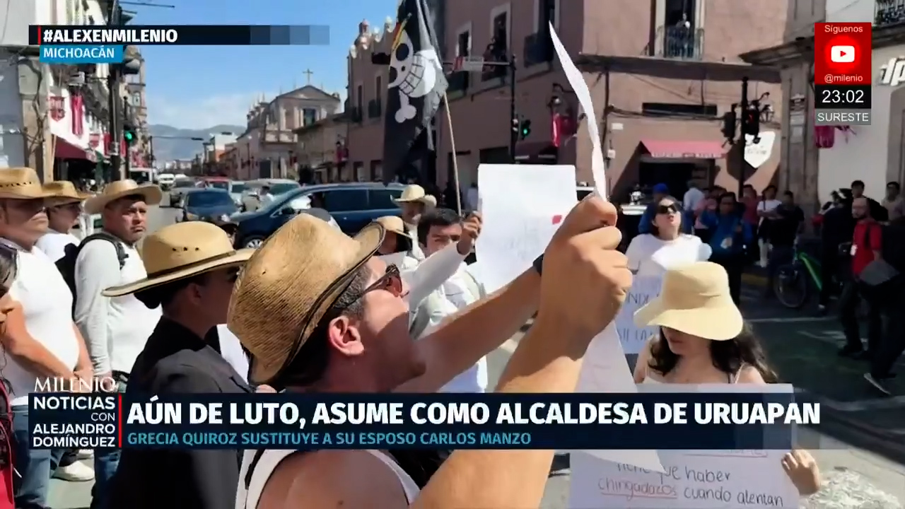 Grecia Quiroz asume como alcaldesa de Uruapan tras el asesinato de Carlos Manzo