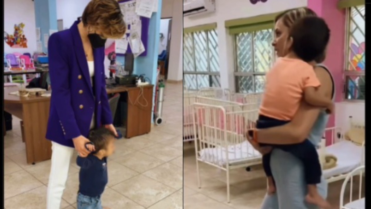 Mariana Rodríguez dio un mensaje emotivo como último adiós a Celis. Foto: Especial