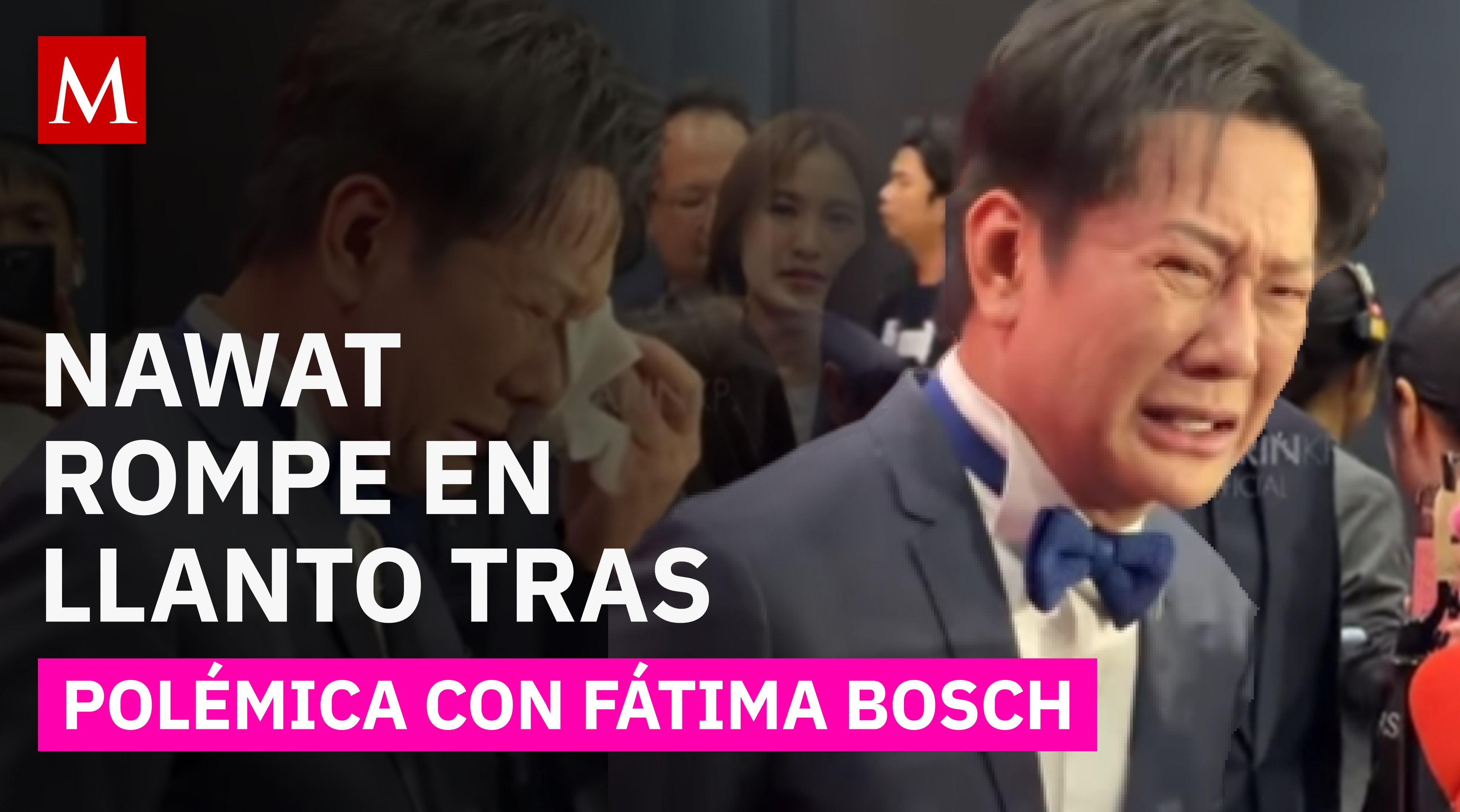 Nawat Itsaragrisil llora frente a las cámaras antes del Miss Universo 2025 y pide perdón