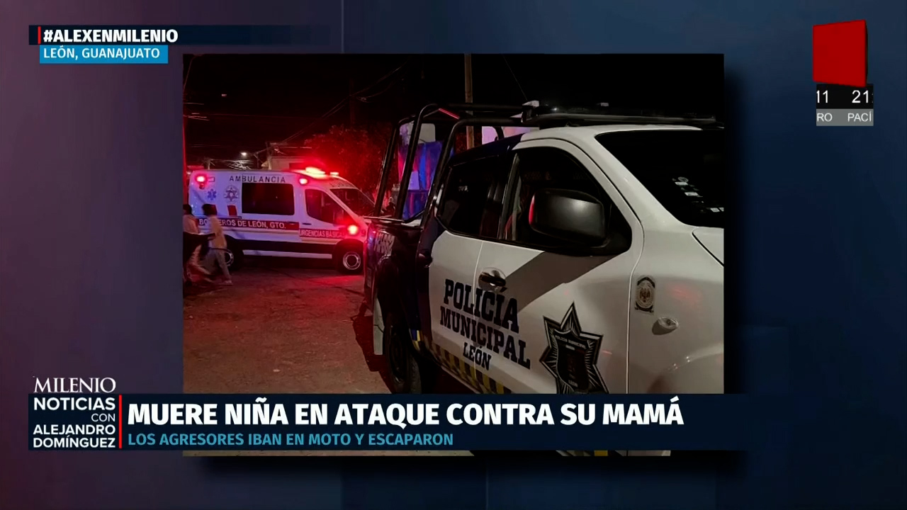 Niña de 12 años es asesinada en León durante ataque armado de motociclistas