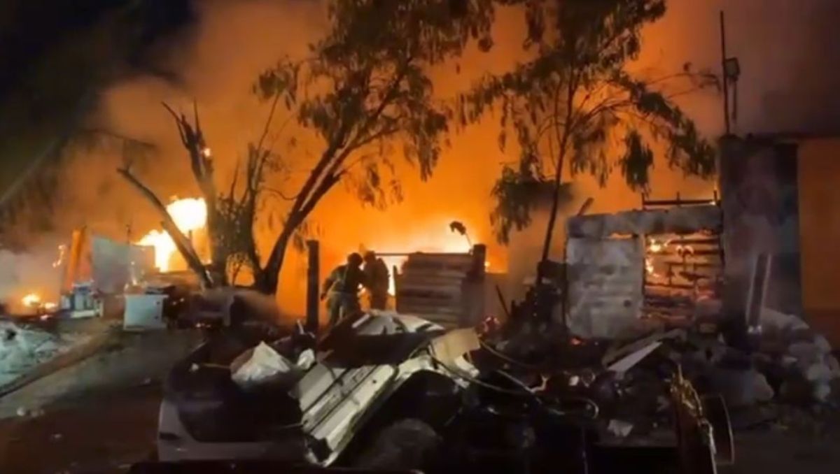 El siniestro abarcó una superficie aproximada de 80 metros cuadrados | Especial