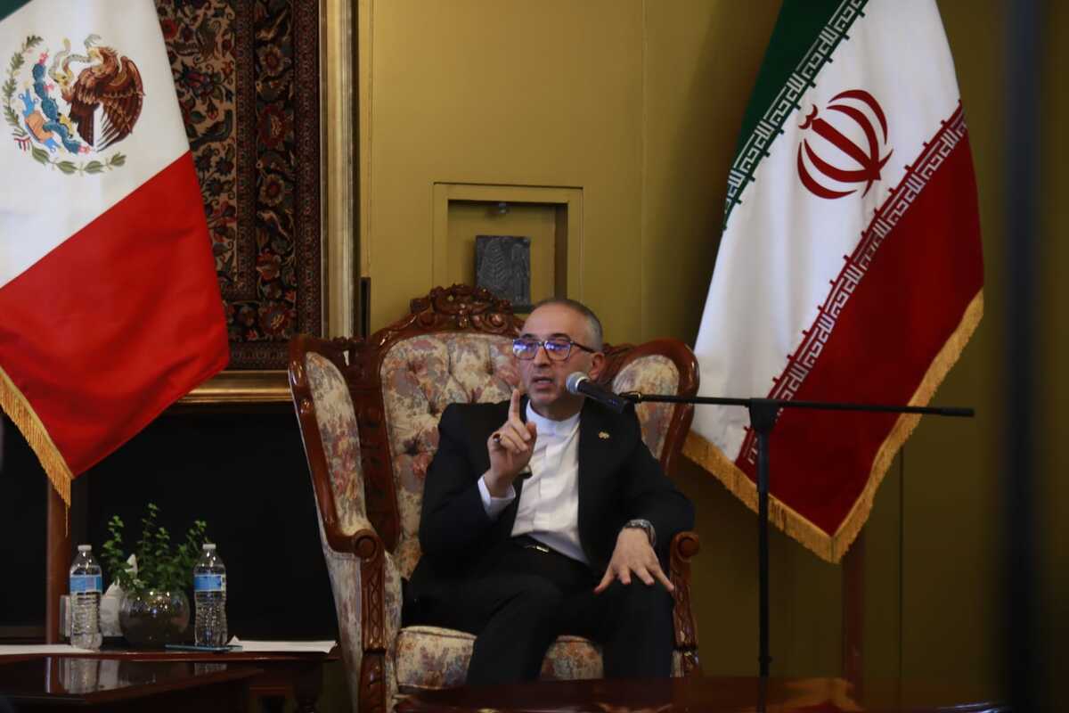 Abolfazl Pasandideh, embajador de Irán en México. | Juan Carlos Bautista