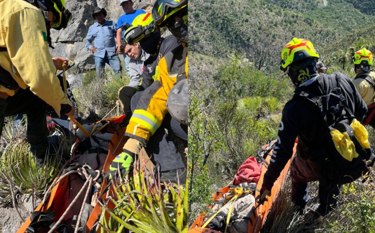 Las autoridades informaron que se continúa con las maniobras para su extracción aérea. | Protección Civil Tamaulipas (Facebook)