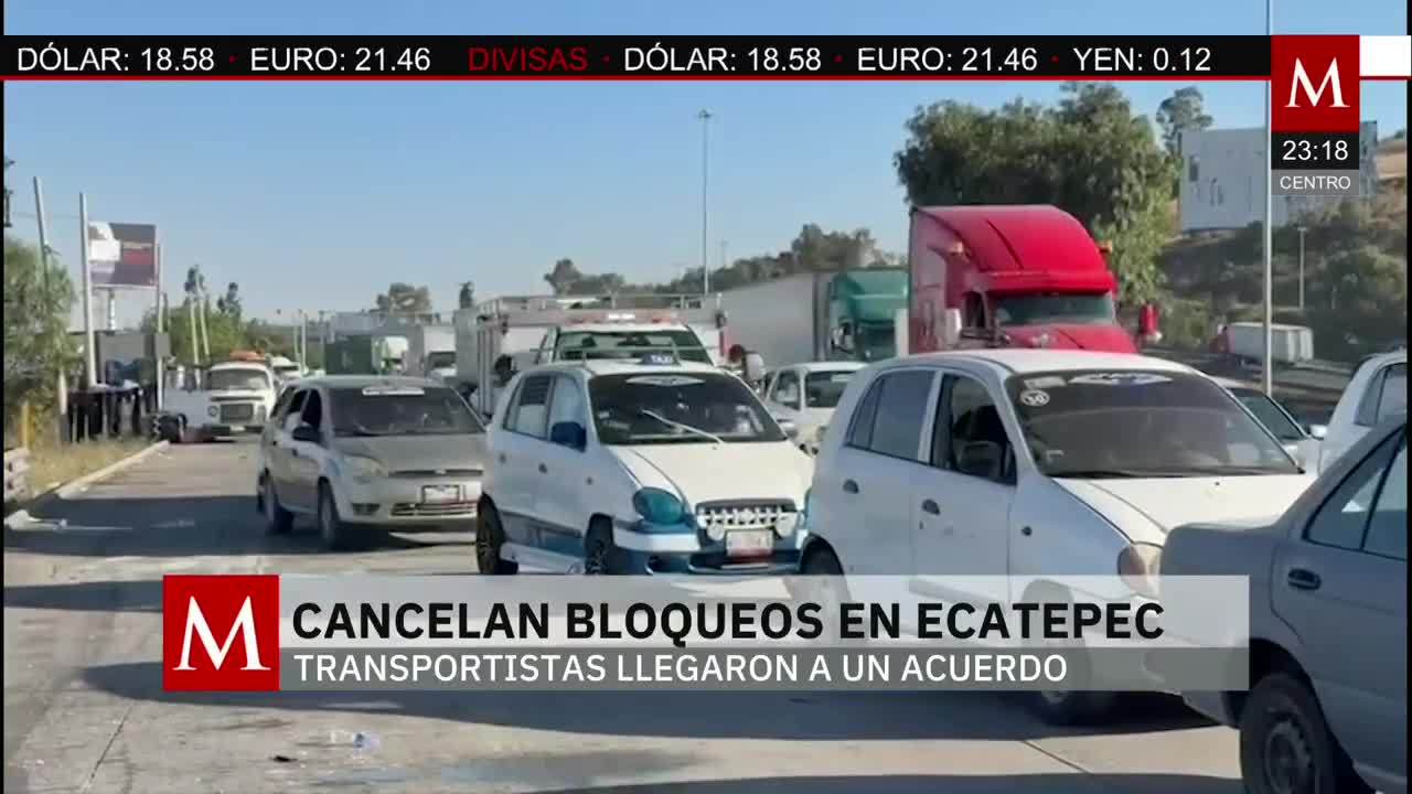 Cancelan los bloqueos transportistas en Ecatepec, Edomex | Paola Barquet, 6 de noviembre de 2025