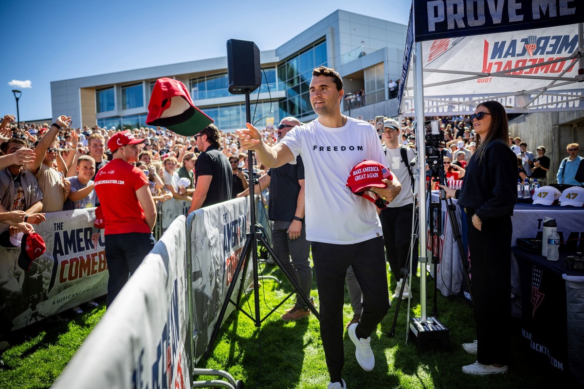 Charlie Kirk fue asesinado el 10 de septiembre del 2025 | Shutterstock