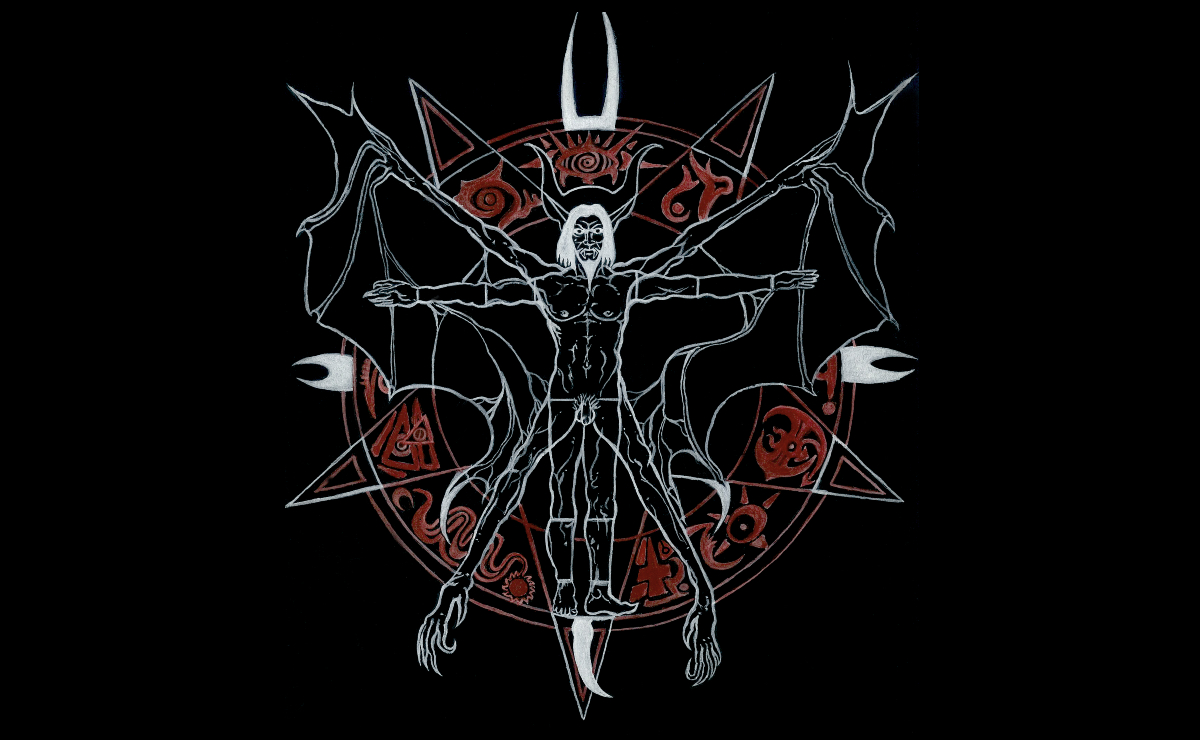 Detalle de una ilustración de Drácula. (Ilustración: José Agustín Ramírez Bermúdez)