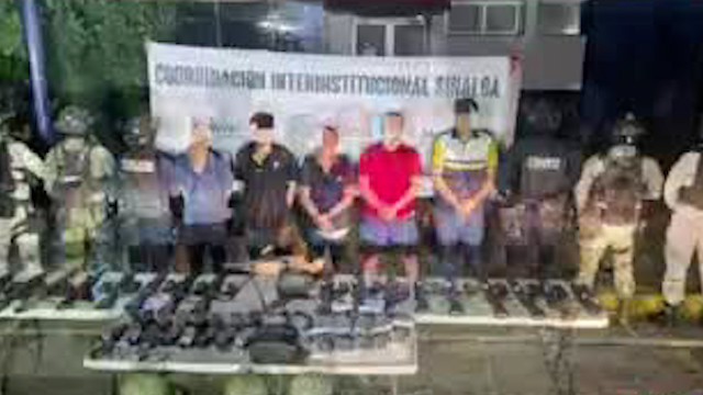 Enfrentamiento en Culiacán deja un abatido y cinco detenidos