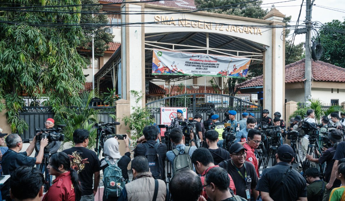 Las explosiones ocurrieron en una sala de oración de una secundaria al norte de Yakarta | AFP