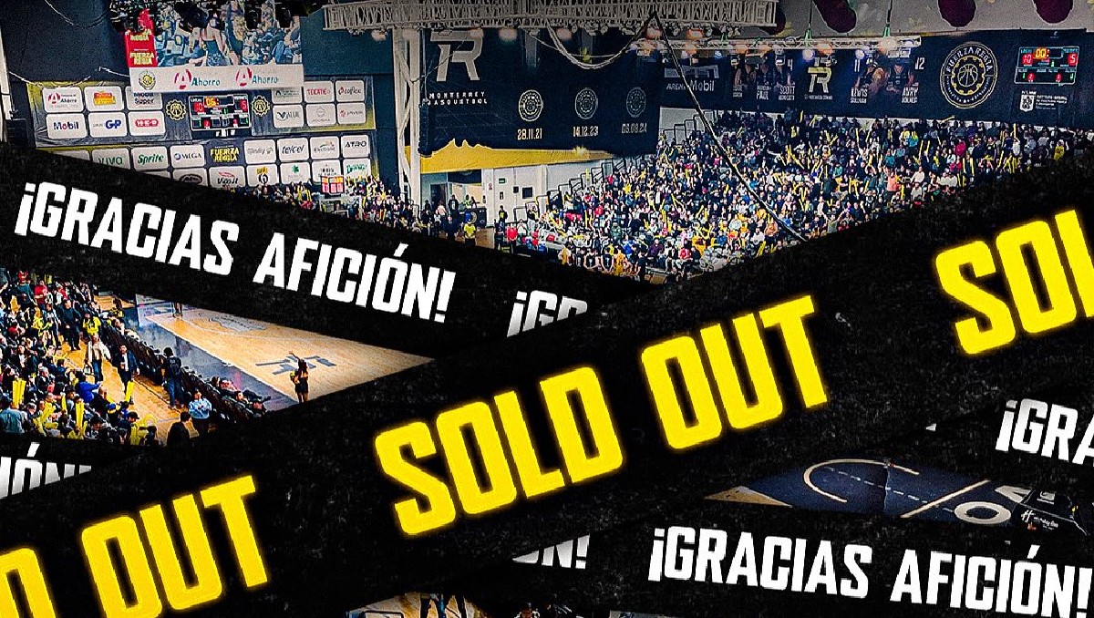 Fuerza Regia anuncia sold out para los juegos 3 y 4 de la final de la LNBP (X @Fuerza_Regia)