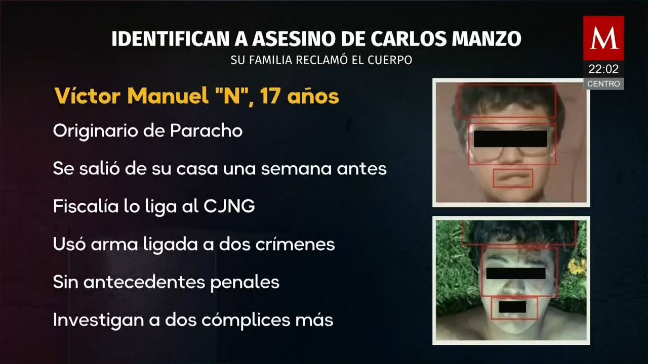 Identifican al asesino de Carlos Manzo, alcalde de Uruapan; tenía 17 años