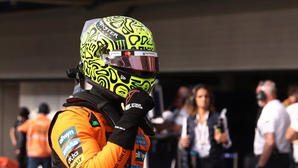 Lando Norris ganó la pole position de la carrera sprint del Gran Premio de Brasil (Reuters)