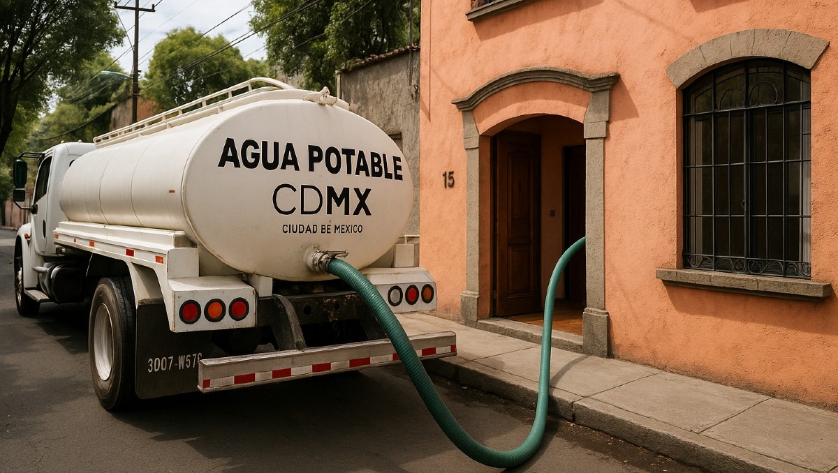 Puedes pedir una pipa de agua en Ciudad de México | Especial IA Discover Milenio