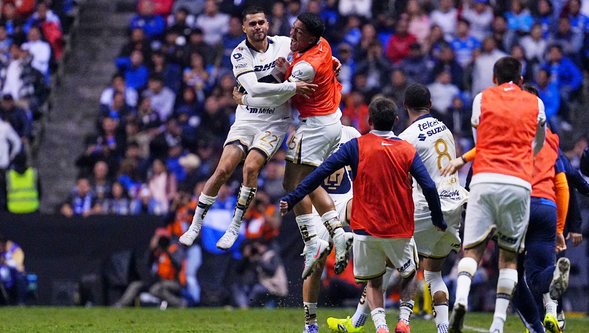 Alan Medina anotó el gol del triunfo para Pumas sobre Cruz Azul en el Apertura 2025 (Imago7)