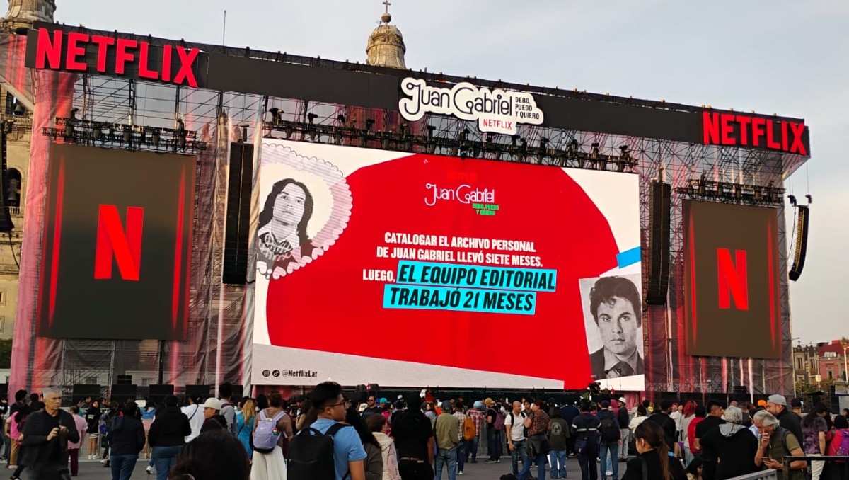 Así luce el escenario en el Zócalo | Lizbeth Cruz
