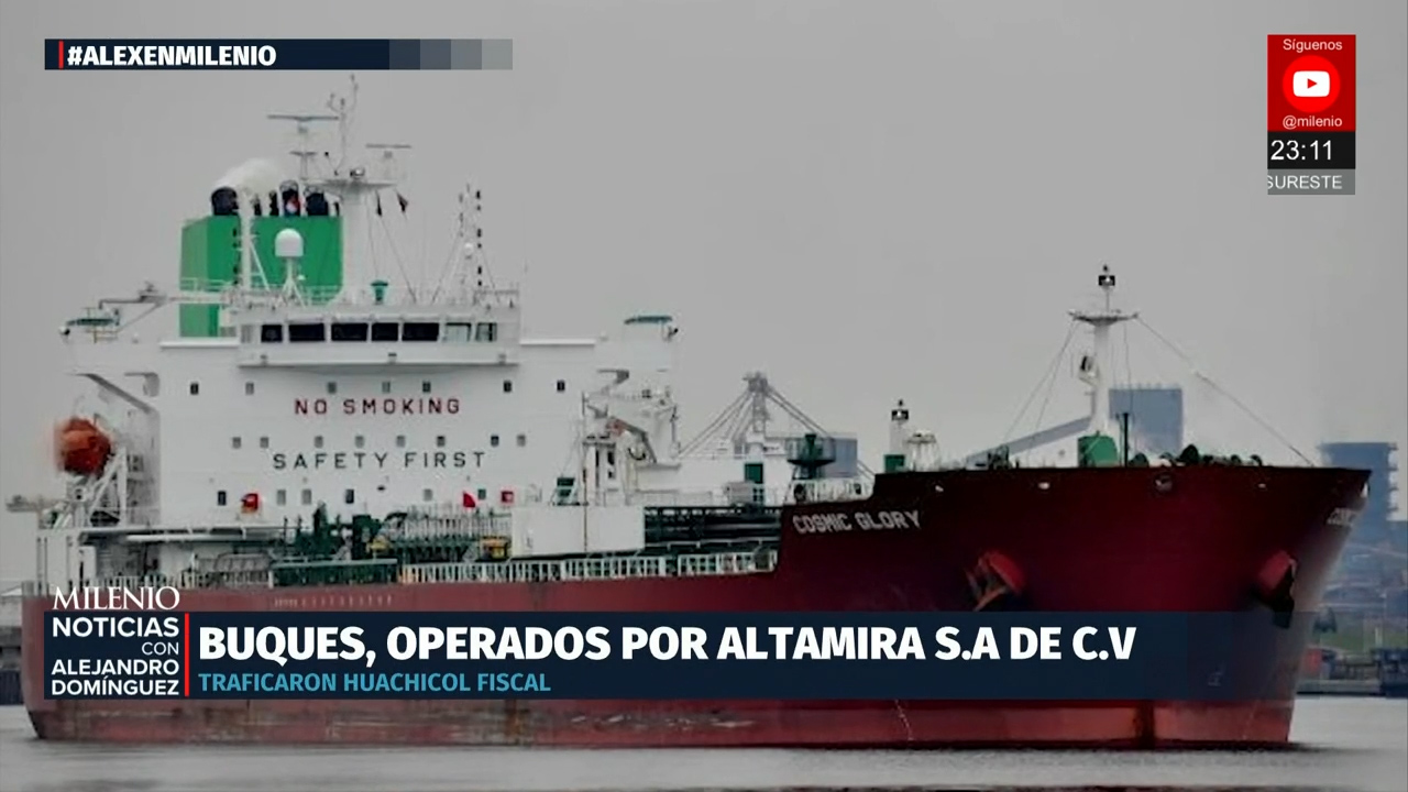 Buques del huachicol fiscal entraron 20 veces a EU sin pagar