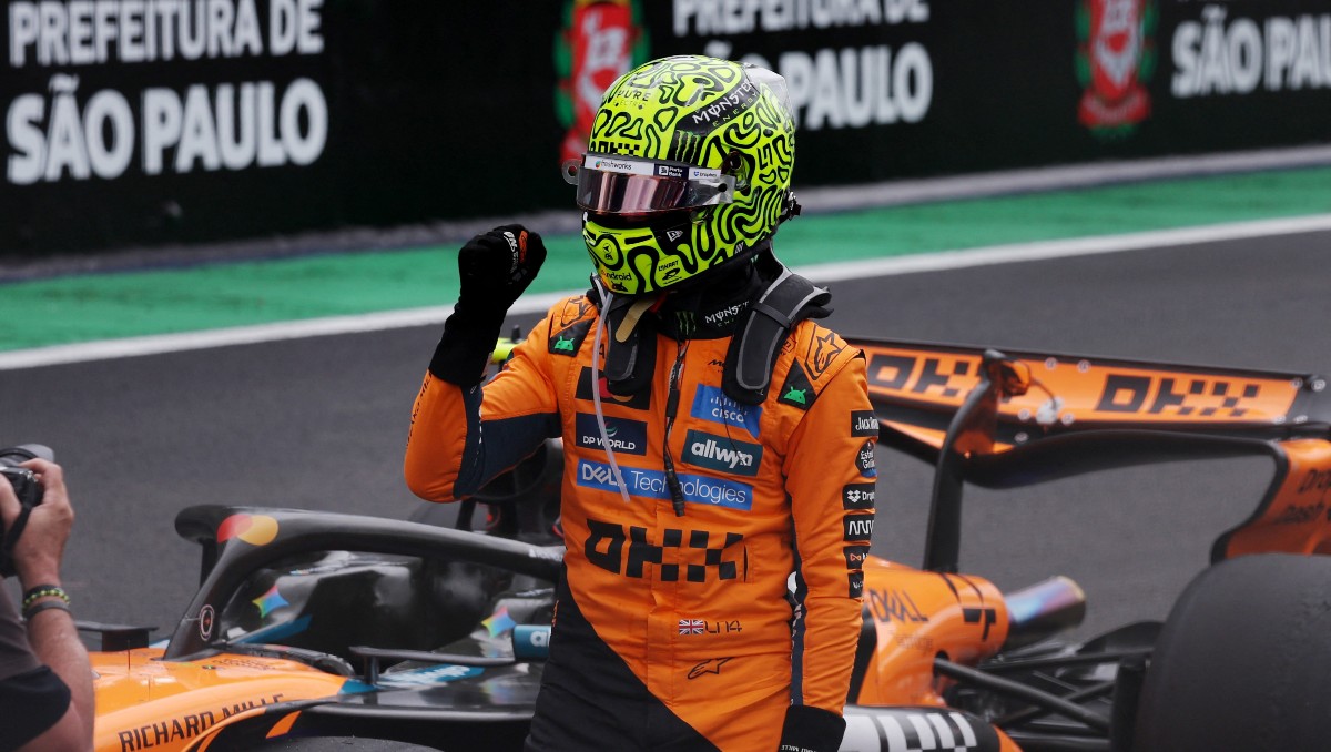 Lando Norris gana la carrera sprint del Gran Premio de Brasil 2025 (Reuters)