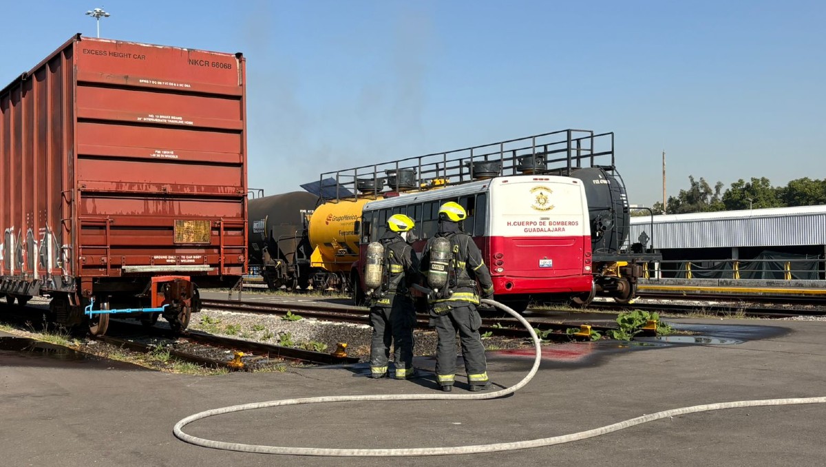 Se simuló un choque de un camión y un tren así como la emisión de gas cloro (Fátima Briceño)