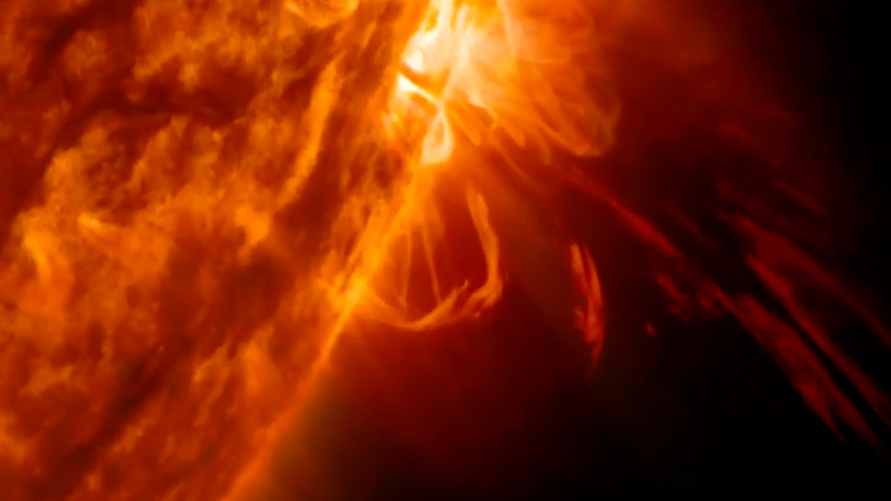 Detectan eyección solar con dos temperaturas en una estrella joven