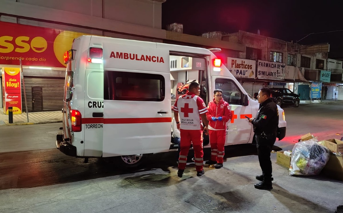 El hombre fue trasladado a un hospital. l Especial