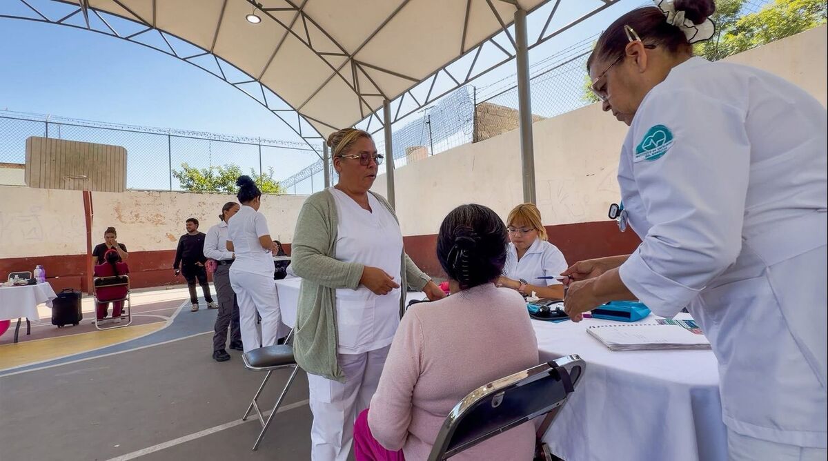 Feria de la Salud en El Salto. (Cortesía)