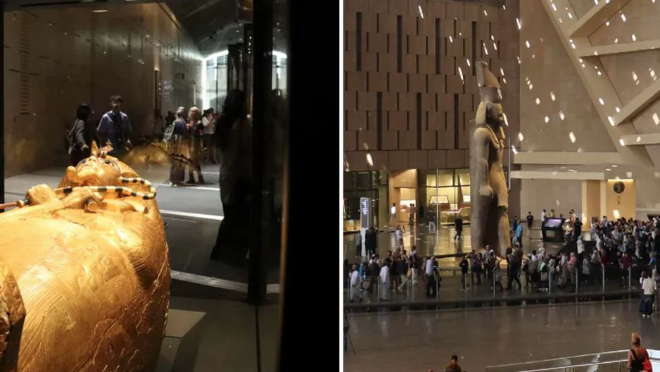Inauguran el gran Museo Egipcio y presentan colección de Tutankamón