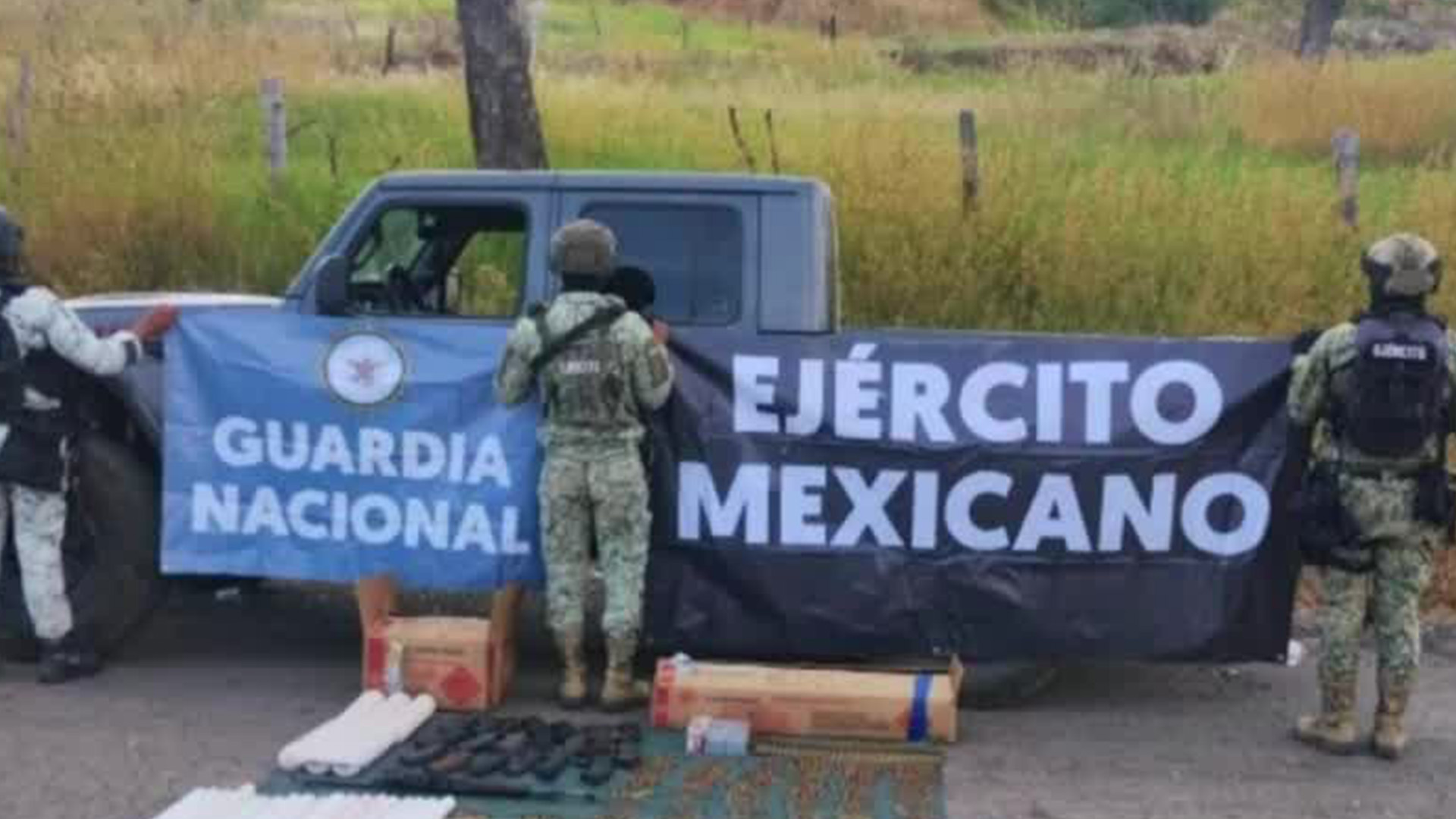En Michoacán, fuerzas federales decomisan material explosivo del crimen organizado