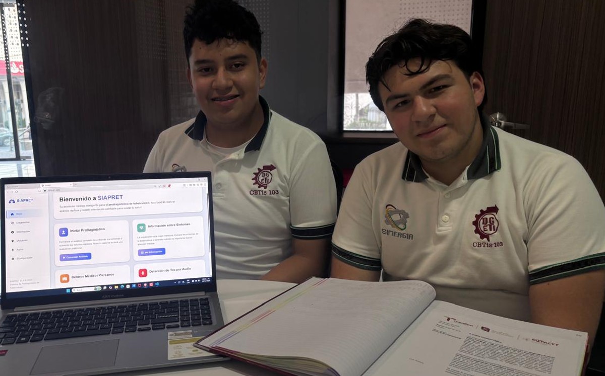 Alejandro Pérez y Oliver Sánchez, creadores del sistema SIAPRET. | Especial