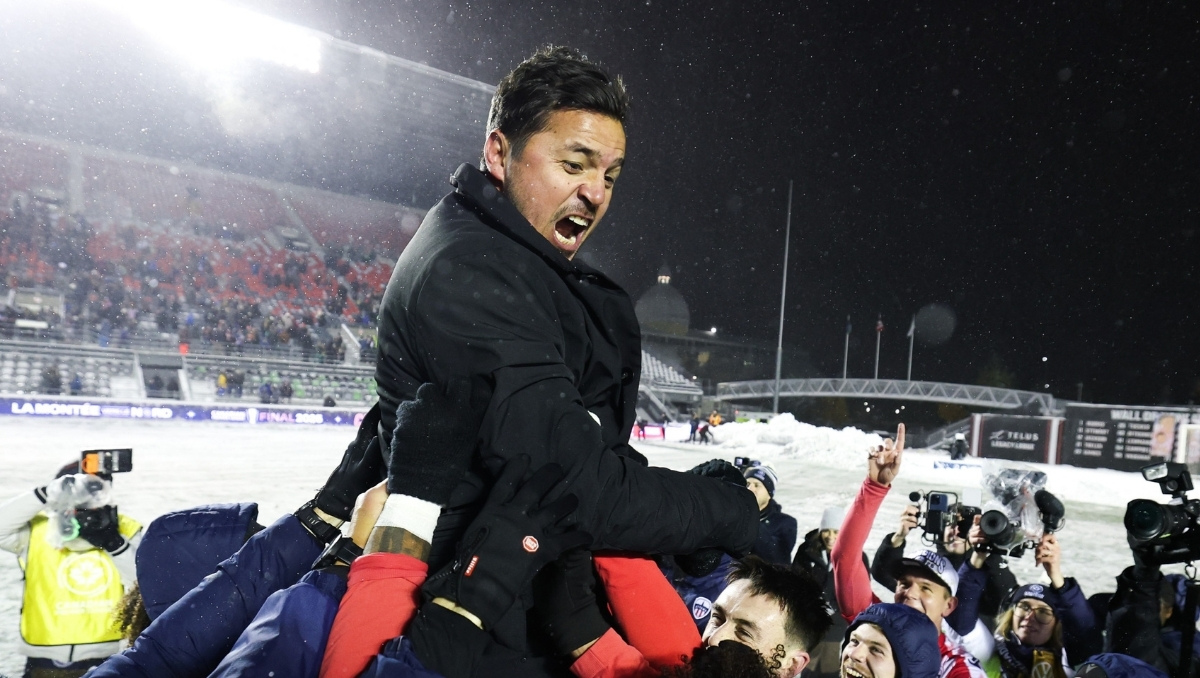 Diego Mejía, entrenador mexicano, es campeón con el Atlético Ottawa en la liga canadiense (X: @CPLsoccer)