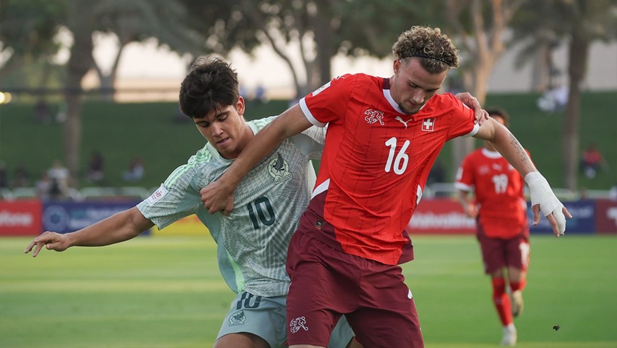 México cae ante Suiza y complica su pase a la siguiente ronda en el Mundial Sub 17 (X @miseleccionsubs)