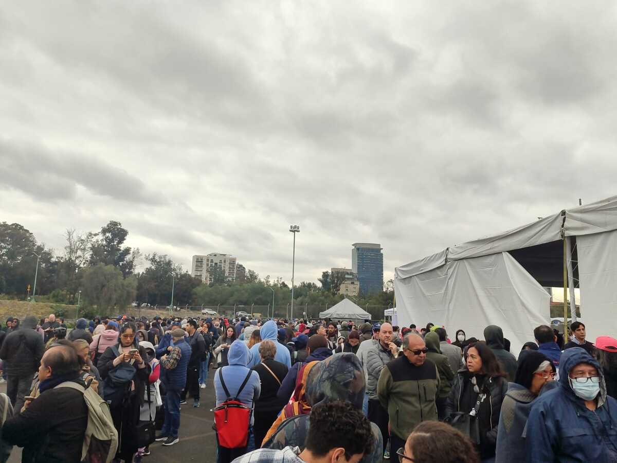 Puedes irte a vacunar en el estacionamiento 3 del Estadio Olímpico Universitario (Foto: José Luis Medina).