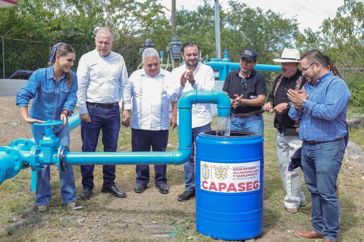 Evelyn Salgado inaugura obras hidráulicas para mejorar el abasto de agua en Chilpancingo. | Especial