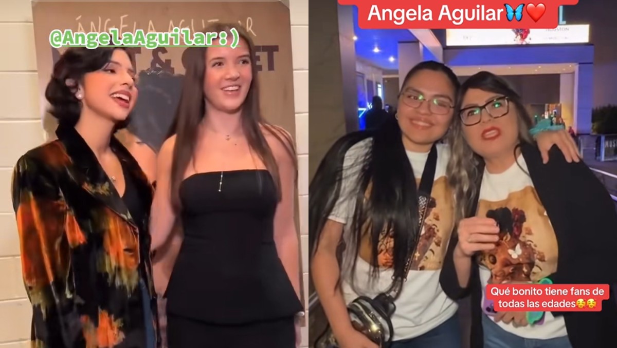 Fans rompen en llanto por conocer a Ángela Aguilar | Foto: ESPECIAL