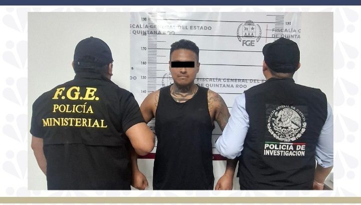 El hombre fue detenido en Cancún, luego de explotar sexualmente a su esposa en Puebla. | Especial