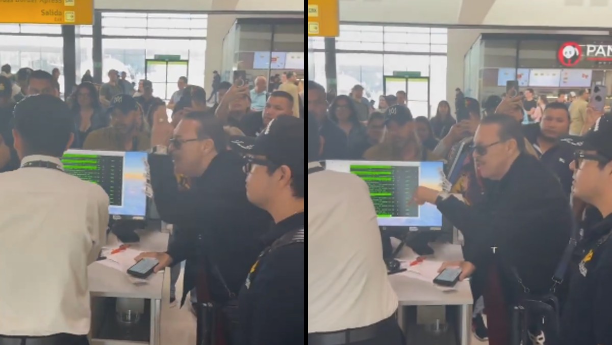 Julio Preciado es captado discutiendo en aeropuerto de Tijuana | ESPECIAL