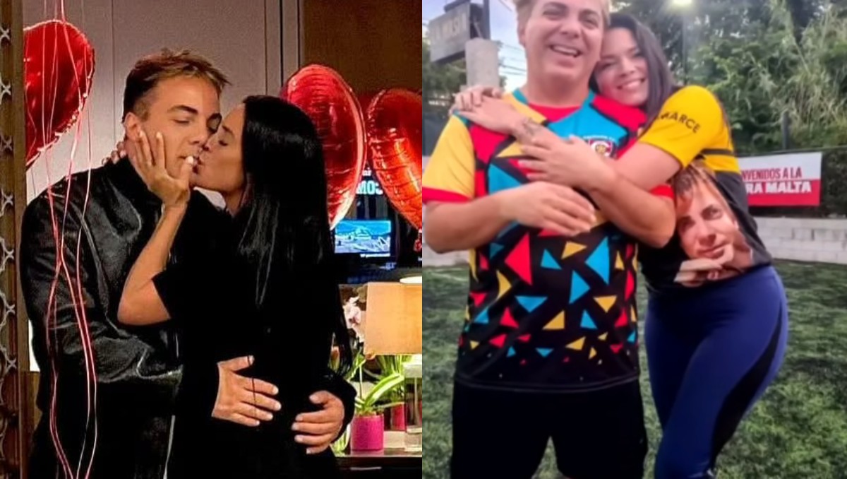 Mariela y Cristian Castro terminan su relación por una fan. | FOTO: Archivo y El Trece