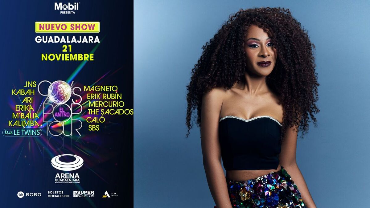 El 90's Pop Tour El Antro llega a la  Arena Guadalajara. (Cortesía)