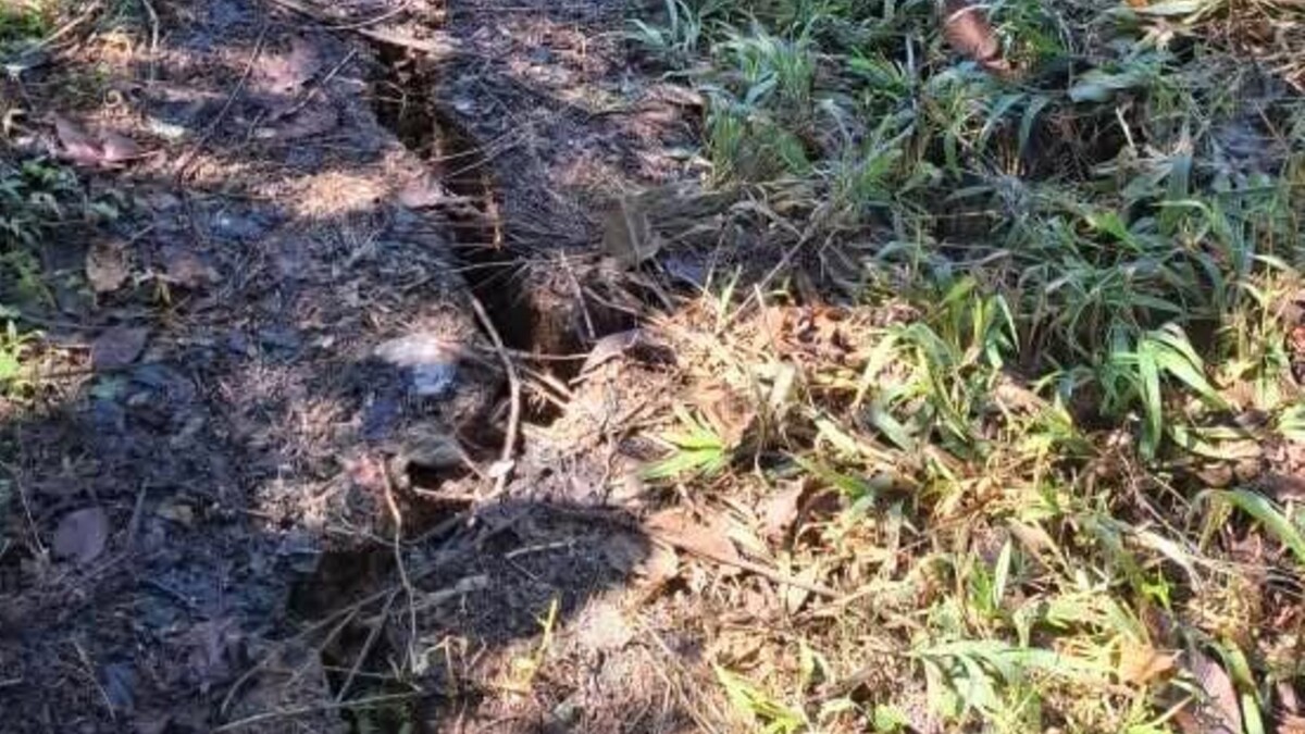 Autoridades de Tenango de Doria reportan desprendimientos de piedras y fracturas en el terreno tras lluvias de octubre.