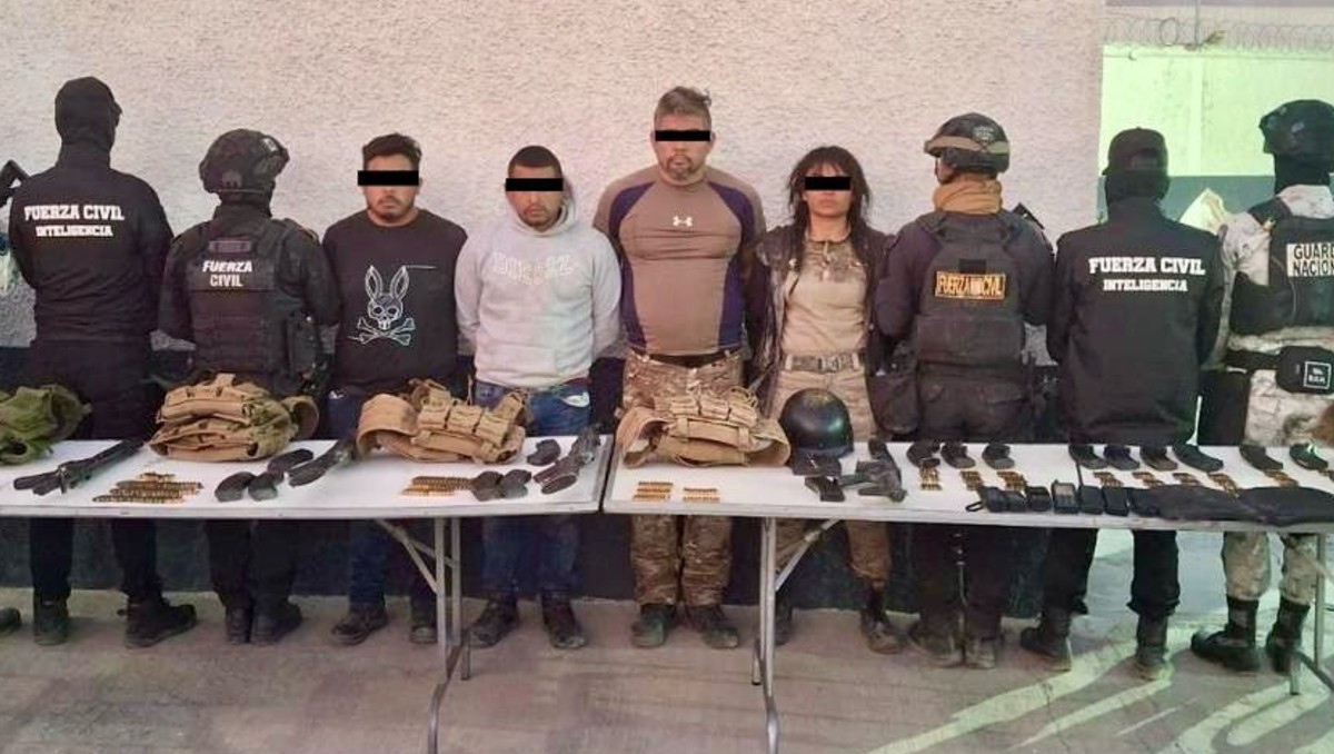Al momento de la captura eran 10 personas, pero seis lograron darse a la fuga. Foto: Especial