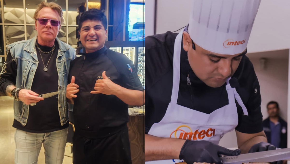 Chef peruano es despedido tras tomarse una foto con Axl Rose de Guns N’ Roses