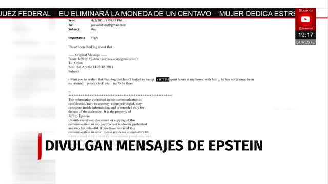 Divulgan mensajes entre Epstein y Trump | Rodrigo Rico, 12 de noviembre de 2025