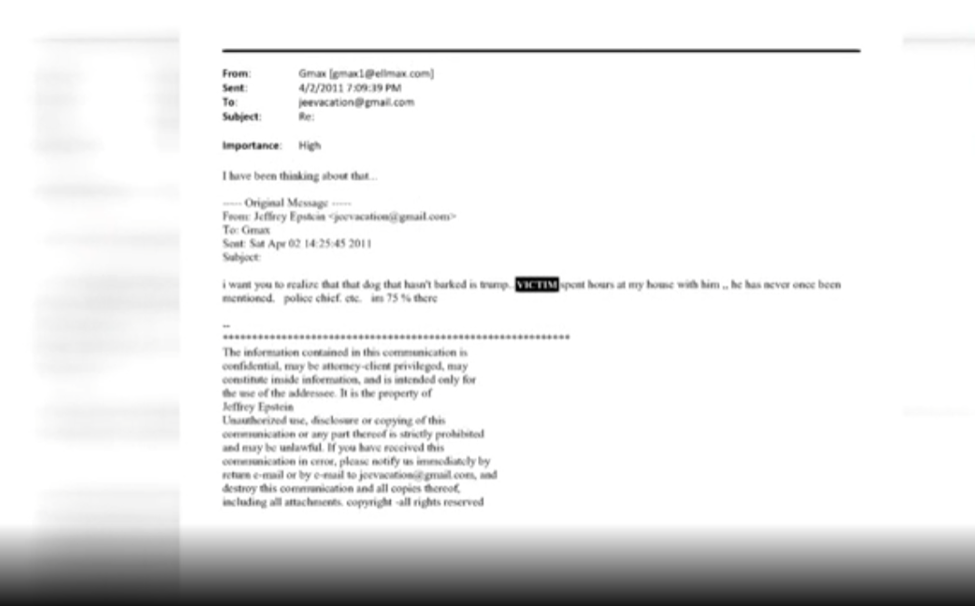 Se filtran supuestos correos de Epstein que señalan a Donald Trump