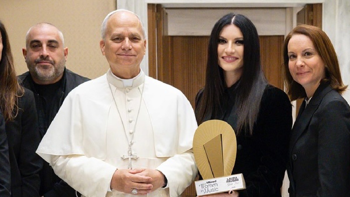 Laura Pausini se reúne con el papa León XIV | Instagram