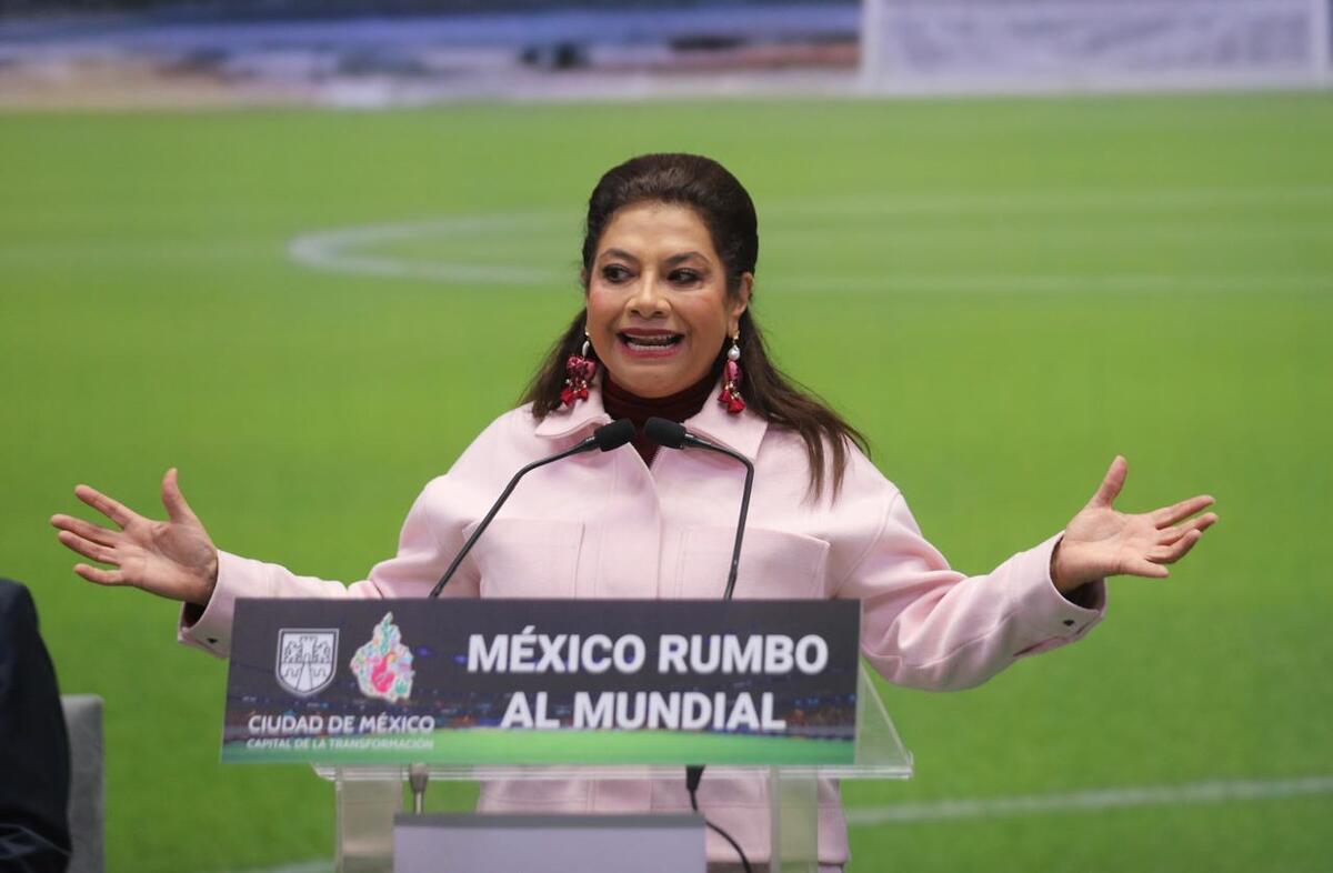 México rumbo al mundial, encabezado por la jefa de gobierno de la Ciudad de México, Clara Brugada. | Jorge Carballo