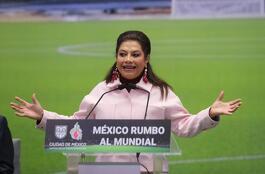 México rumbo al mundial, encabezado por la jefa de gobierno de la Ciudad de México, Clara Brugada.