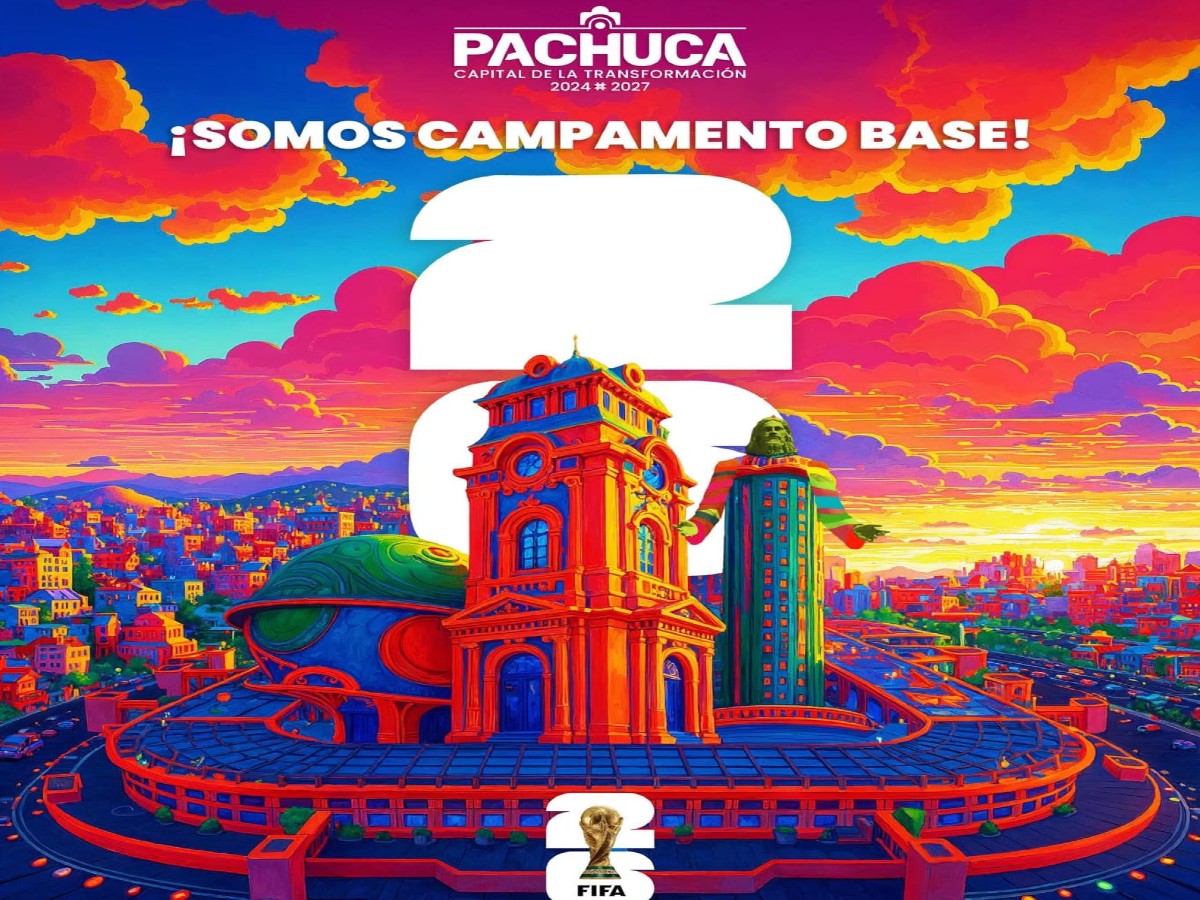 Pachuca será campamento base para la Copa Mundial FIFA 2026. (Cortesía)