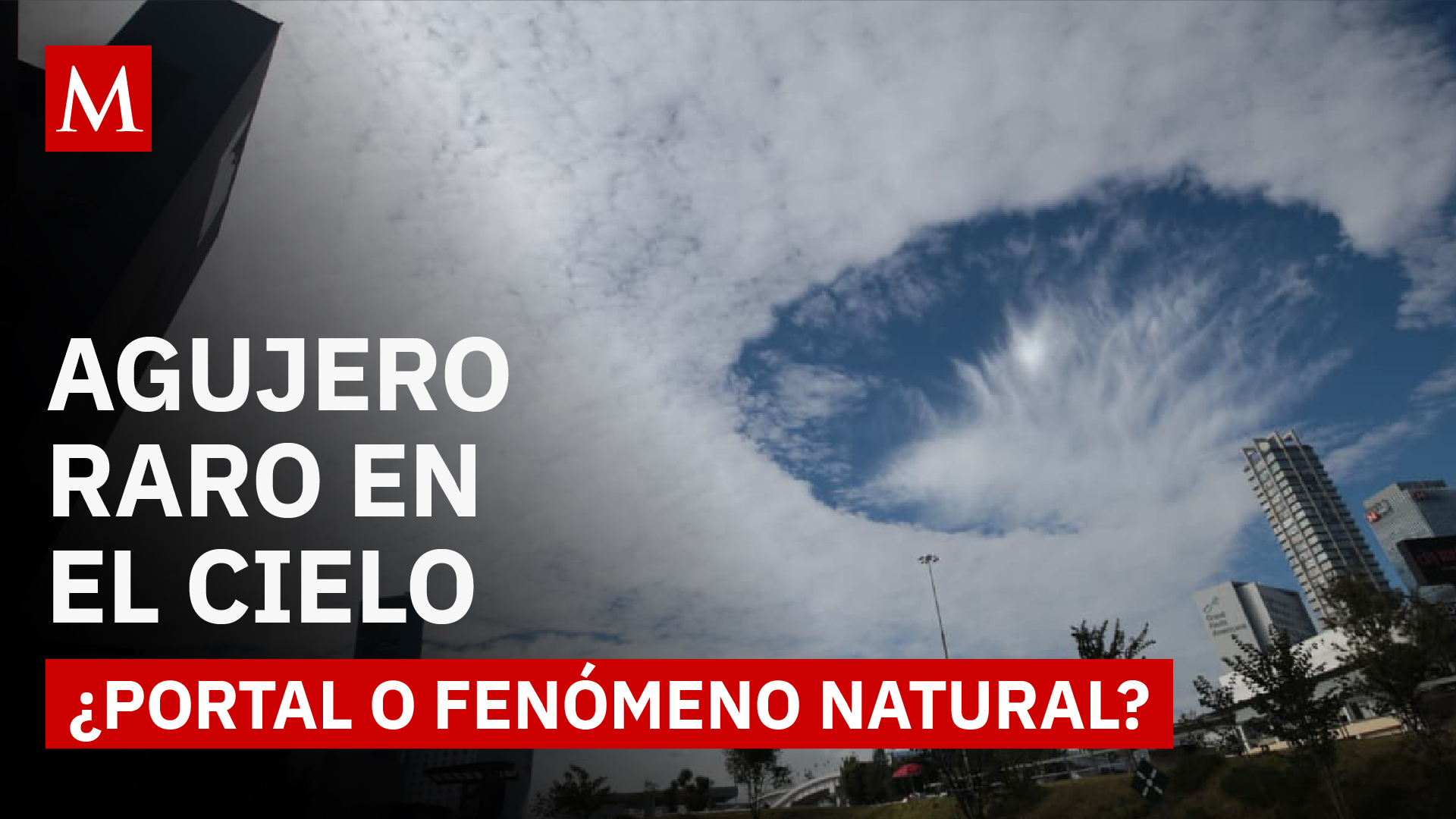 ¿Portal en el cielo? La sorprendente nube que apareció y sombró a muchos